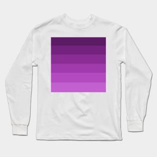 Purple strips Long Sleeve T-Shirt